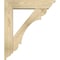 Ekena Millwork Olympic Traditional Rough Sawn Bracket w/ Offset Brace, Douglas Fir, 6"W x 24"D x 28"H BKT0604X24X28OLY01RDF - alternate 2